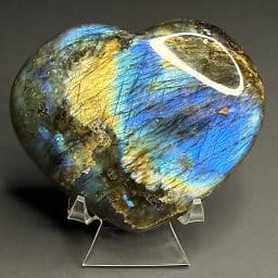 H305 Labradorite Heart