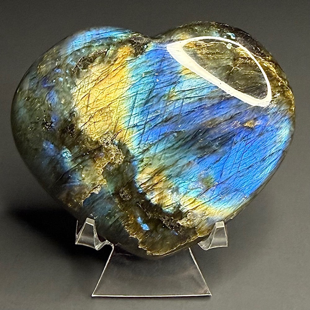 H305 Labradorite Heart