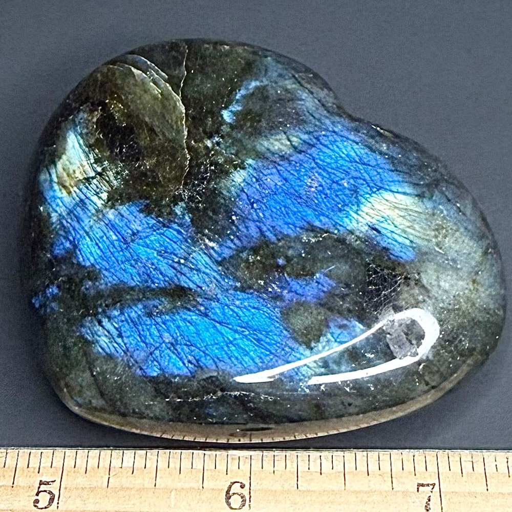H305 Labradorite Heart - Image 3