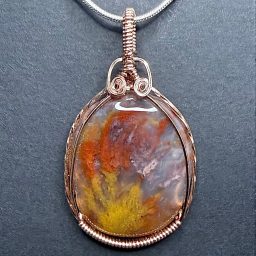 PN603 Bird of Paradise Plume Agate