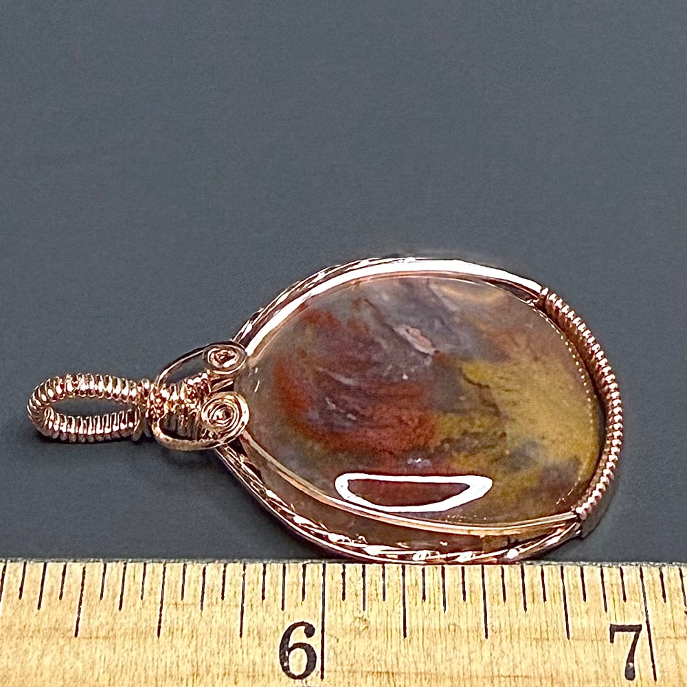 PN603 Bird of Paradise Plume Agate - Image 3
