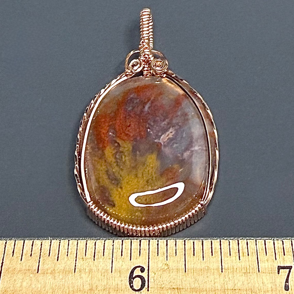 PN603 Bird of Paradise Plume Agate - Image 2
