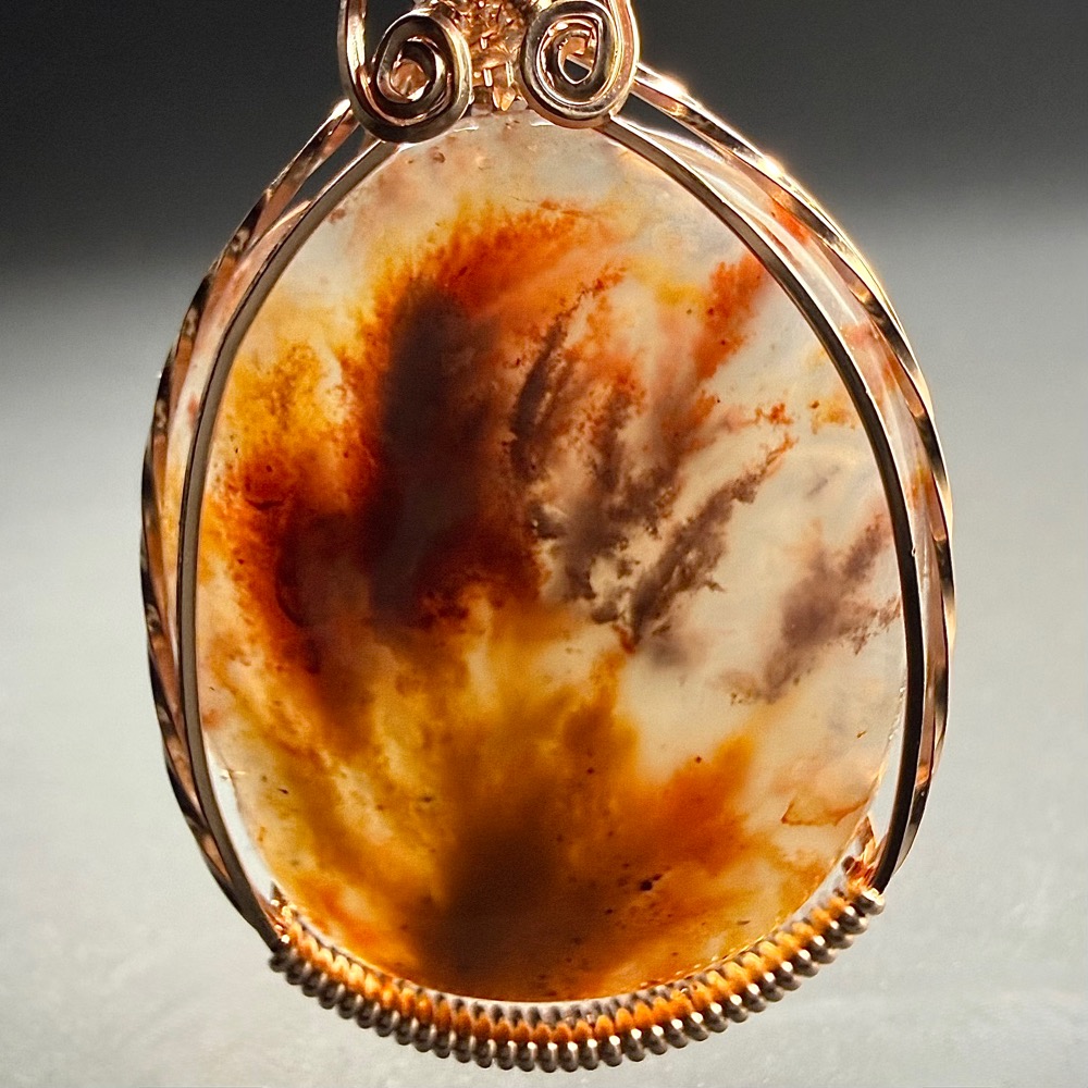 PN603 Bird of Paradise Plume Agate - Image 4