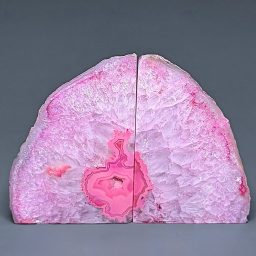 BK205 Brazilian Agate Bookends