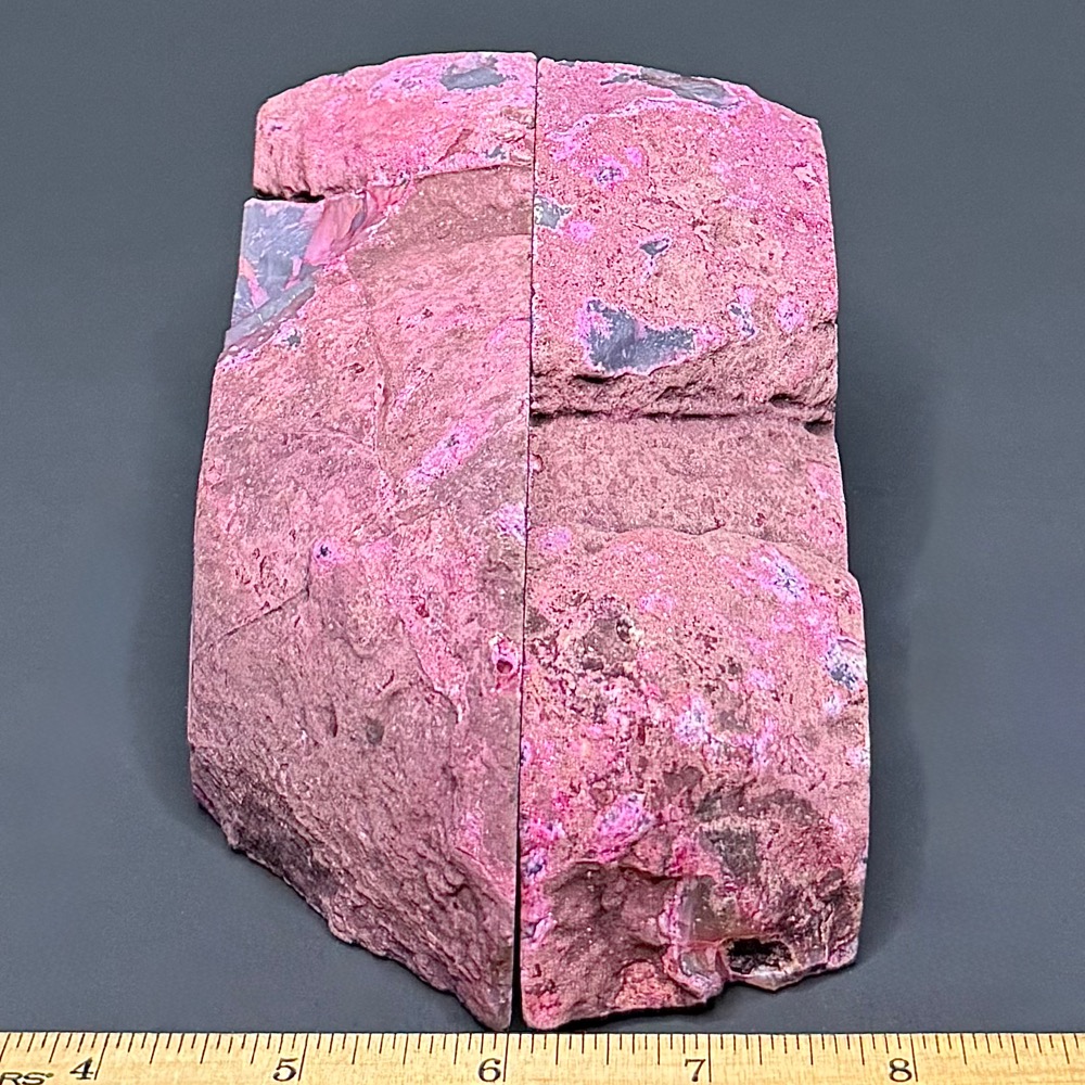 BK800 Pink Brazilian Agate Bookends - Image 3