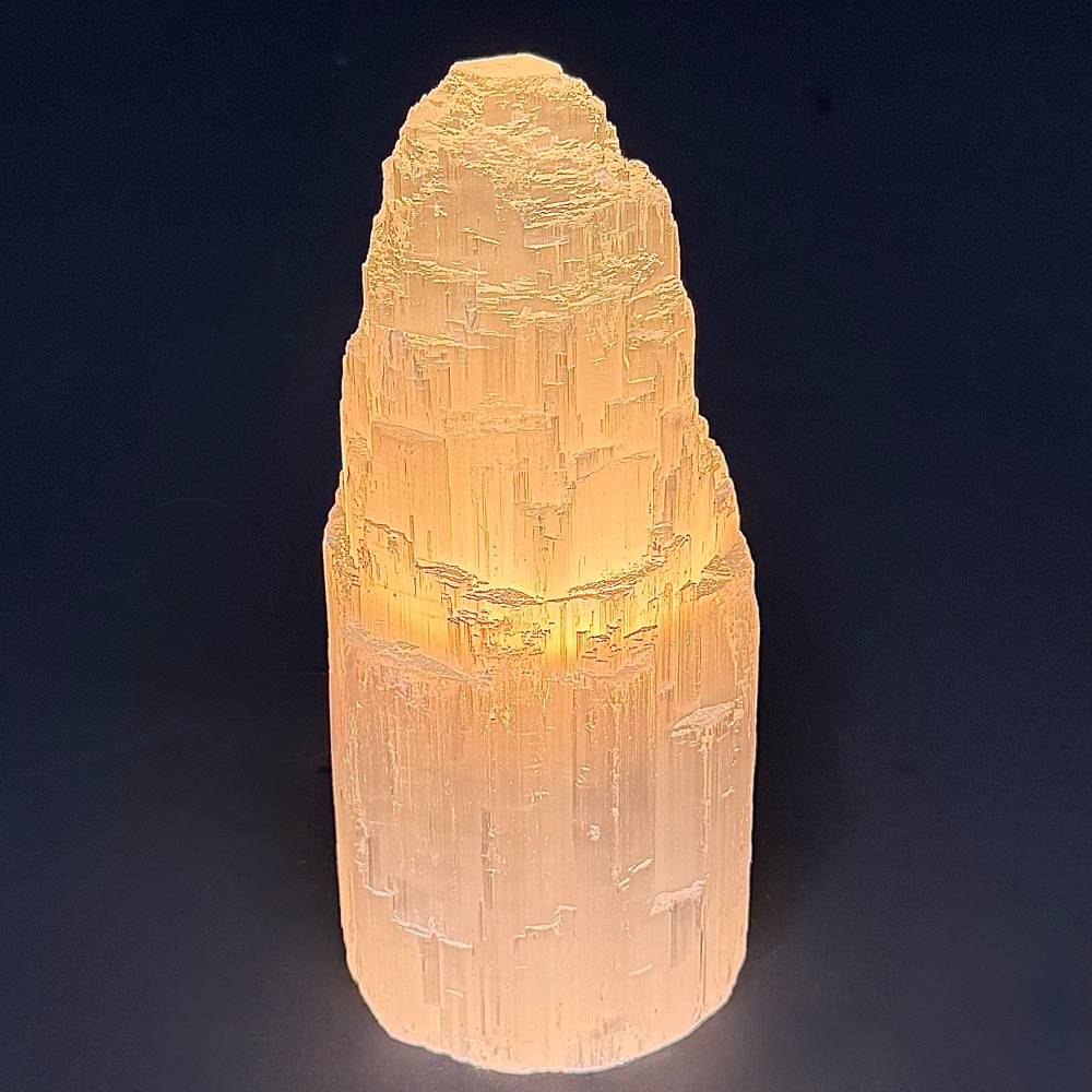 LT411 Rough Selenite Lamp