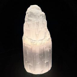 LT411 Rough Selenite Lamp