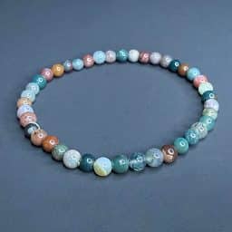 BR200 Fancy Jasper Gemstone Bead Bracelet