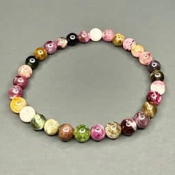 BR210 Tourmaline Gemstone Bead Bracelet