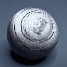 SP108 Silver Sheen Obsidian Sphere
