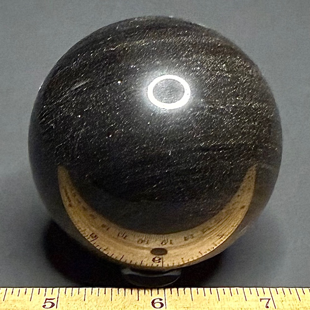 SP108 Silver Sheen Obsidian Sphere - Image 2