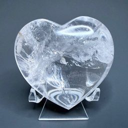 H219 Crystal Quartz Heart
