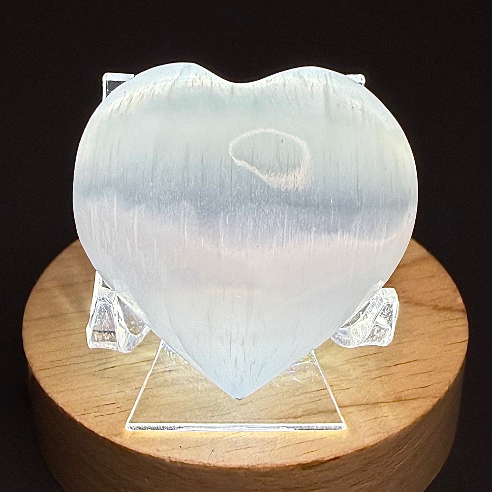 H315 Selenite Heart