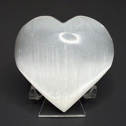 H329 Selenite Heart