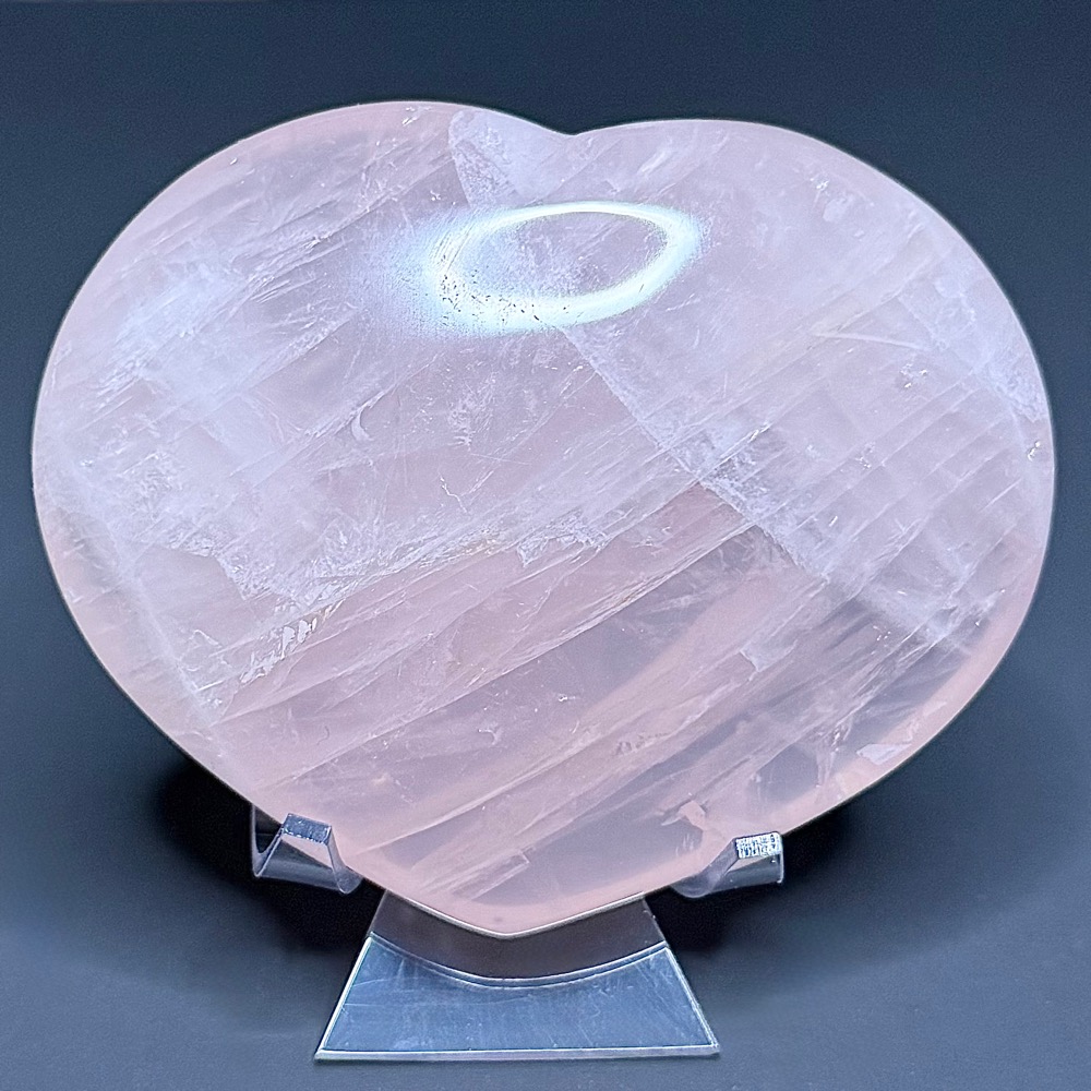 H501 Rose Quartz Heart