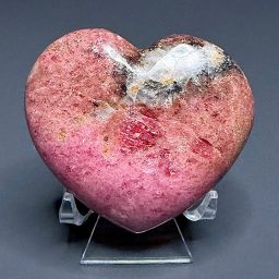 H502 Rhodonite Heart