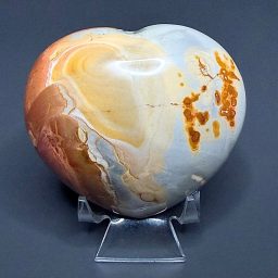 H503 Polychrome Jasper Heart