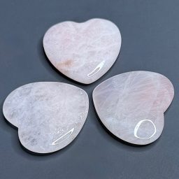 H513 Rose Quartz Heart