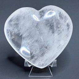 H514 Crystal Quartz Heart