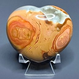 H603 Polychrome Jasper Heart