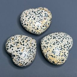 H604 Dalmatian Stone Heart