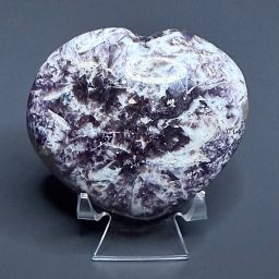 H612 Lepidolite Heart