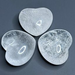 H613 Clear Quartz Heart