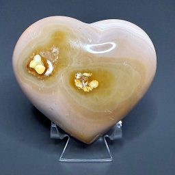 H614 Madagascar Agate Heart
