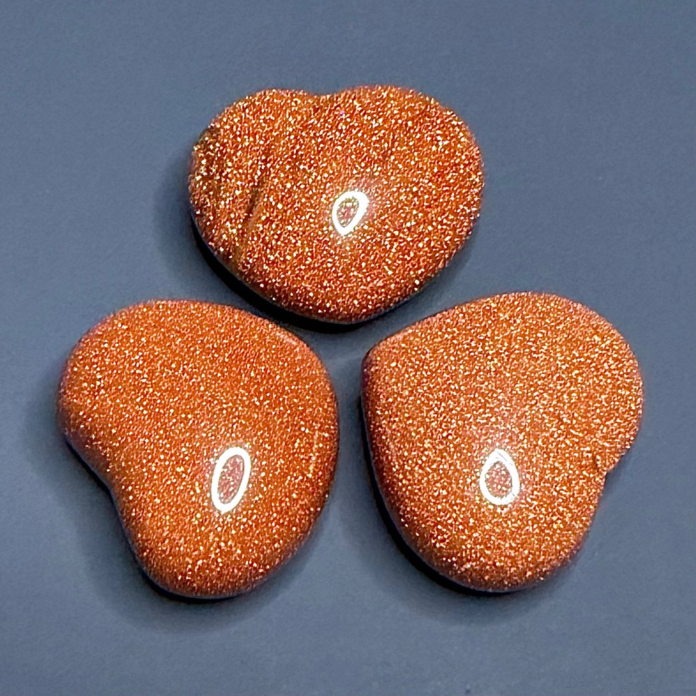 H617 Goldstone Heart