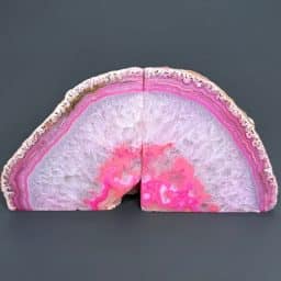 BK201 Brazilian Agate Bookends