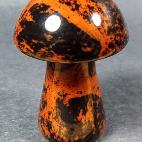 Mahogany Obsidian Mushroom