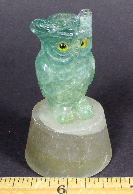 Fluorite Owl