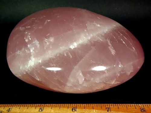 Heart carved from Rose Quartz