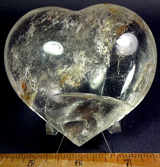 crystal quartz heart