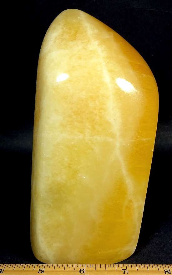 Orange Calcite Lamp