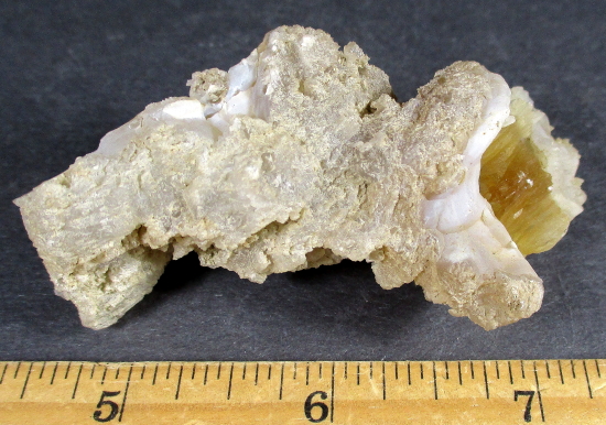South Dakota Chalcedony with Calcite Crystal