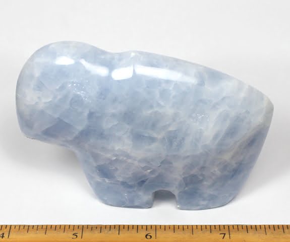 Blue Calcite Buffalo