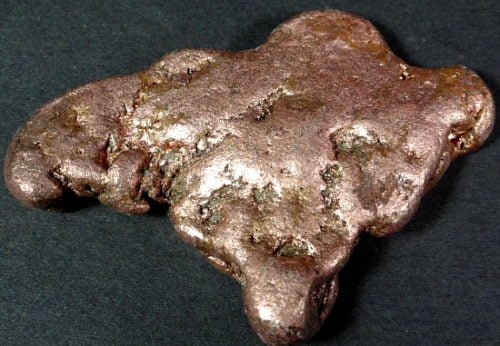 natural, native Copper from Keweenaw Peninsula, Michigan