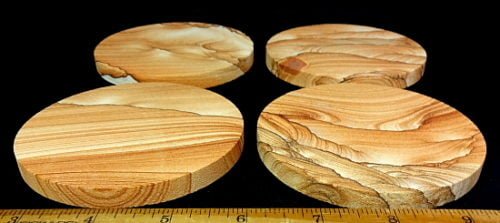 Picture Sandstone set of 4 coasters