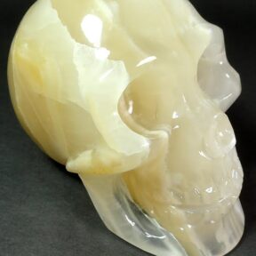 skull carved from Onyx