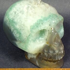 skull carved from Agate