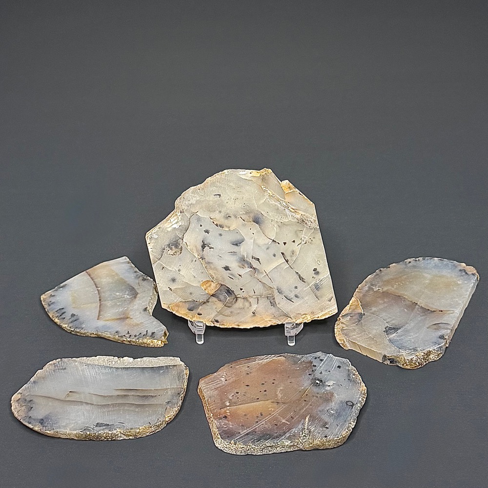 SL201 Montana Moss Agate Set