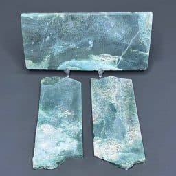 SL201 Green Moss Agate Set of 3