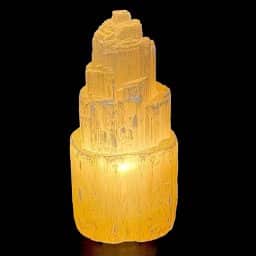 LT411 Rough Selenite Lamp