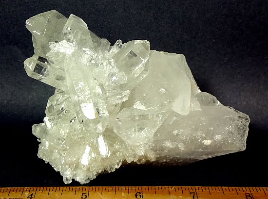 Crystal Quartz Cluster from Brazil