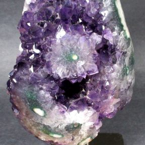 Amethyst Geode on a Metal Stand