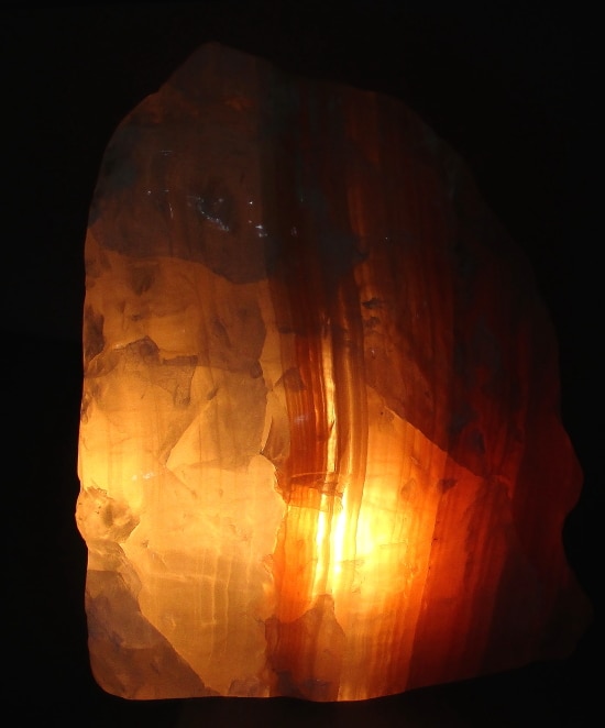 LT204 Aragonite Lamp The Rock Shed