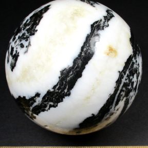 Zebra Marble Sphere