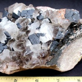 Hematite Coated Quartz Crystal