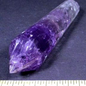 12-Sided Double Terminated Amethyst Vogel Wand